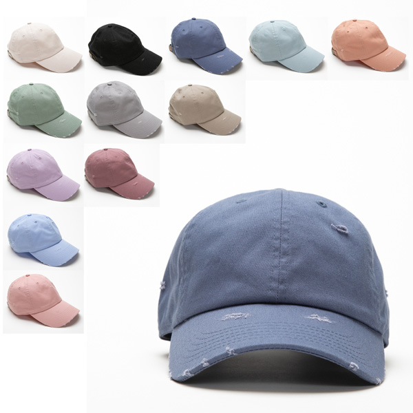 ベースボール ローキャップ twill ダメージ