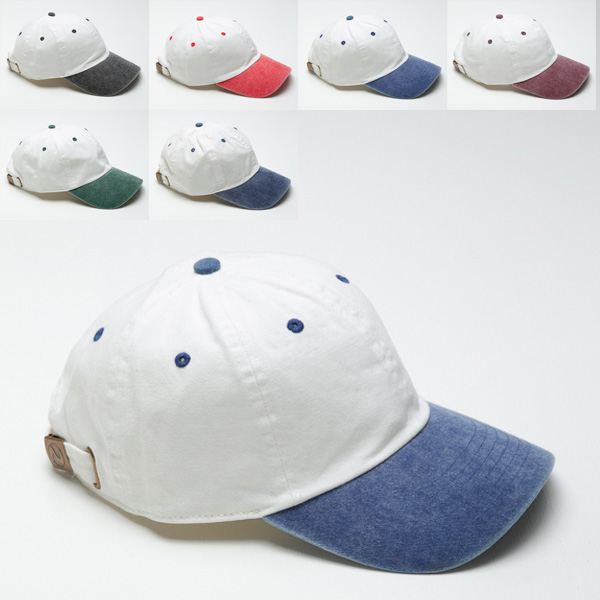 ベースボール ローキャップ ピグメント ツートーン ナチュラル
