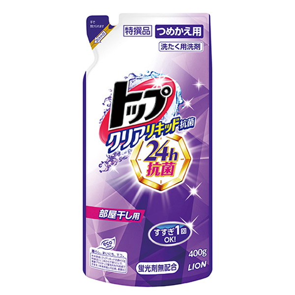 トップ クリアリキッド抗菌 つめかえ用 400g 特選品