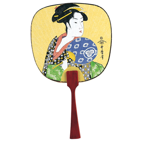 豆うちわ うちわ美人（おひさ）