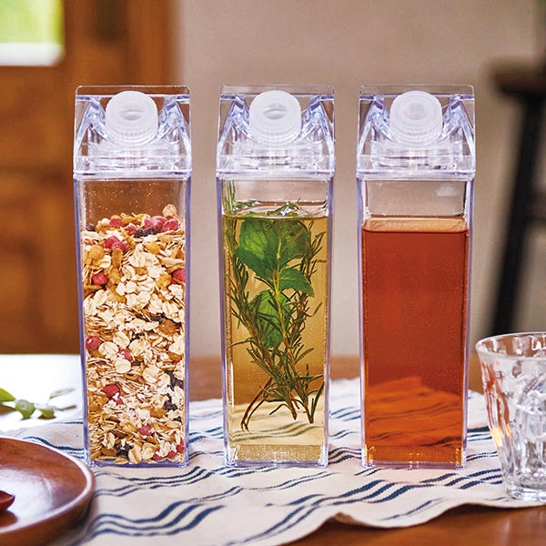 パック型クリアボトル500ml
