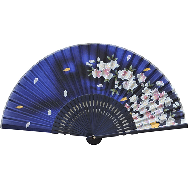 婦人用シルク扇子 桜の思い出 卒業
