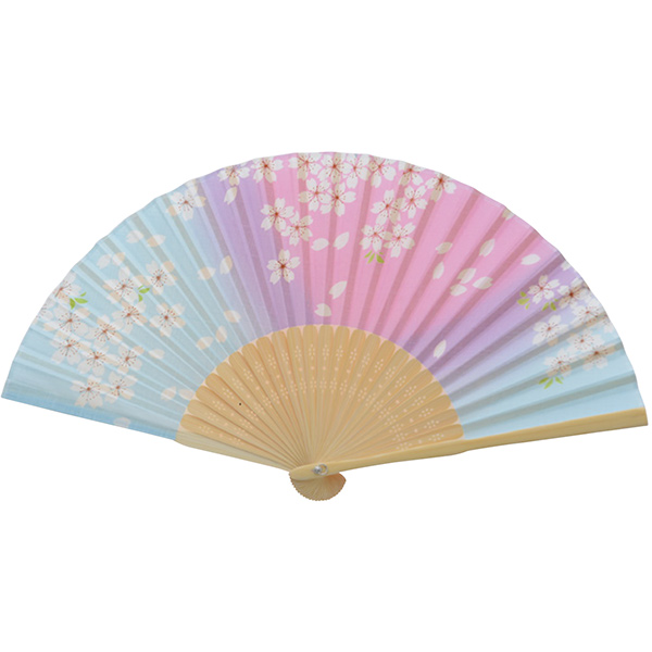 婦人用綿扇子 桜 清純