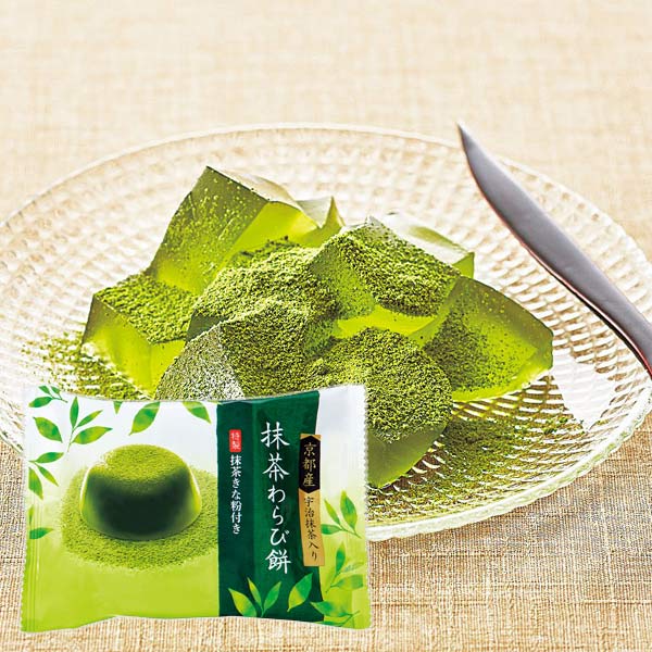 わらび餅1個 抹茶わらび餅（宇治抹茶入り）