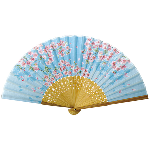 婦人用布扇子 花ごころ 桜