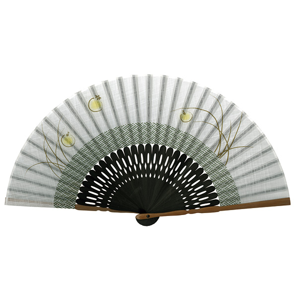 紳士用布扇子 WAVE（緑）｜115433｜商品詳細｜ノベルティ・販促