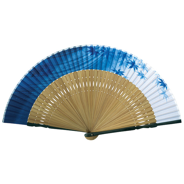 紳士用布扇子 短地清風 楓|115646|商品詳細|ノベルティ・販促 紳士用布扇子 短地清風 楓|115646|商品詳細|ノベルティ・販促