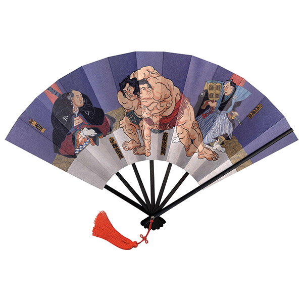 黒骨 飾り扇子 相撲 取組