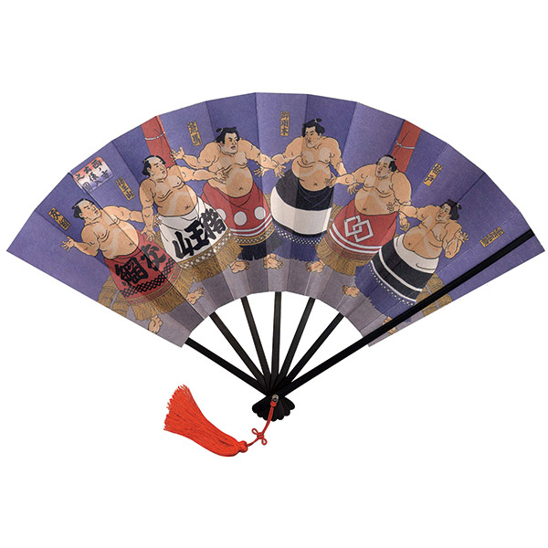 黒骨 飾り扇子 相撲 土俵入り