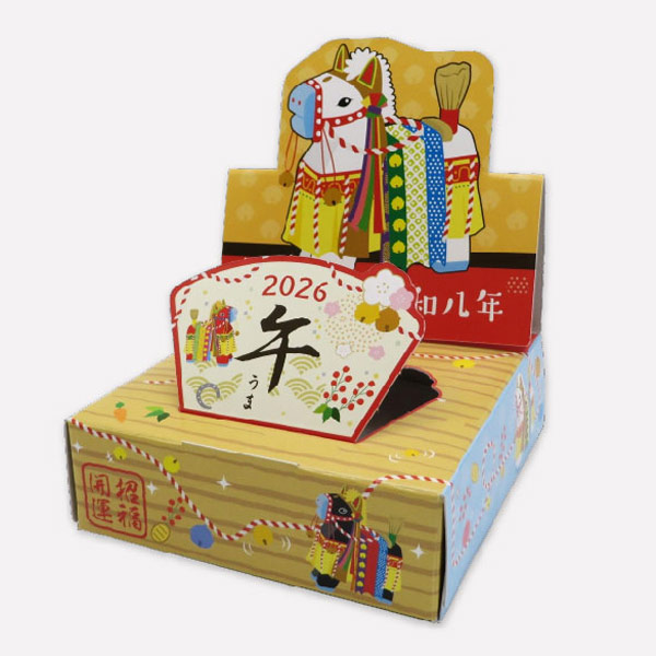 日本の正月 ボックスティッシュ20W