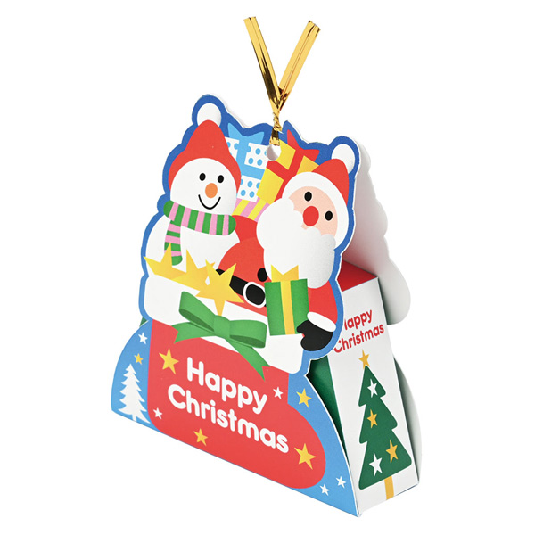 クリスマス オーナメントケース（キャンディ5粒入、シール付）