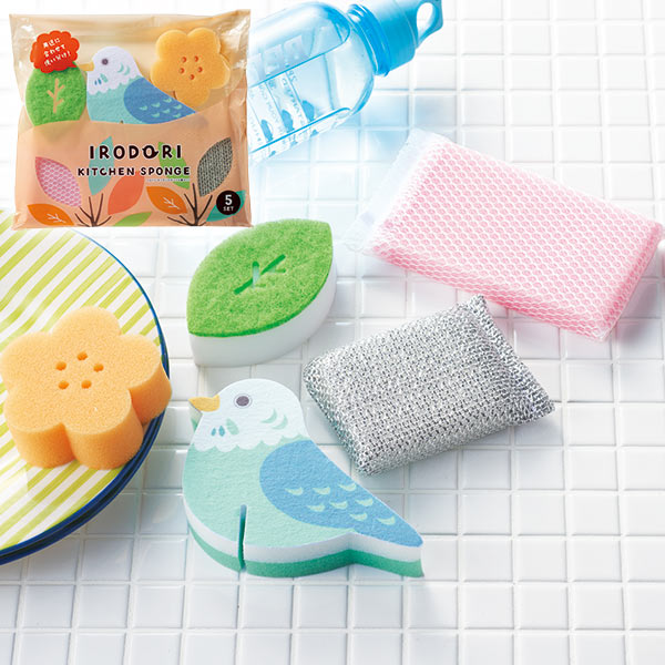 イロドリ キッチンスポンジ5種セット