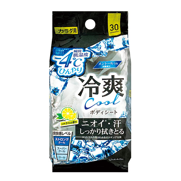 -4℃冷爽クールボディシート30枚入