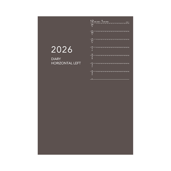 アポイントノートタイプ B6 1週間+横罫