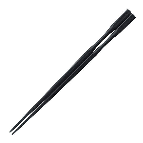 22.5cm杵型多久島箸黒