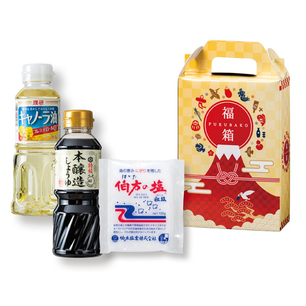 取扱終了｜紅富士福箱 調味料3点セット｜118900｜商品詳細｜ノベルティ