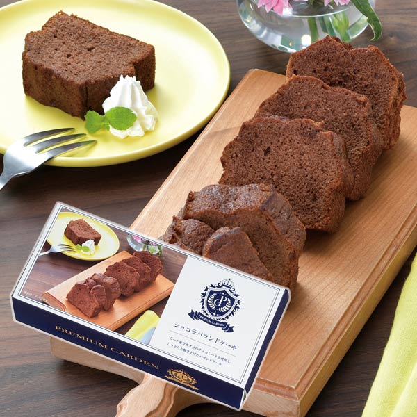 イベント用販促品のプレミアムガーデン ショコラパウンドケーキ6切入