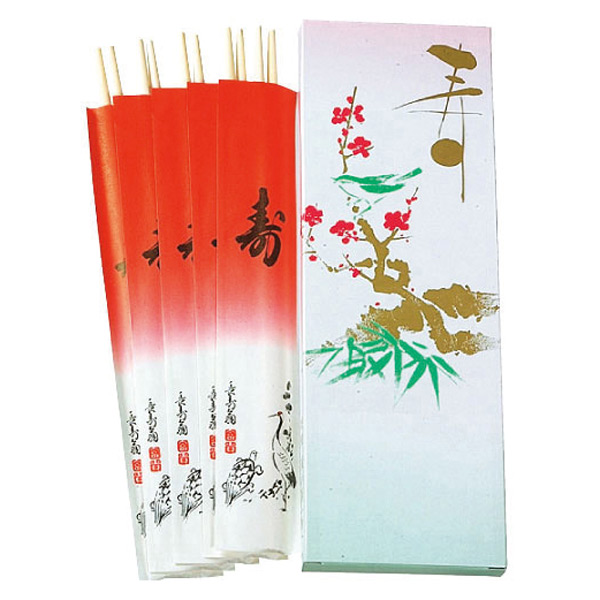御祝箸五膳セット 梅
