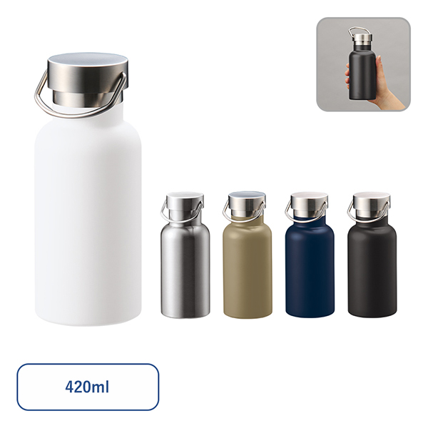 メタルハンドルサーモボトル420ml
