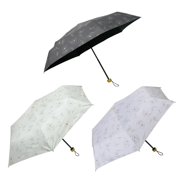 ディアフラワー 晴雨兼用折りたたみ傘