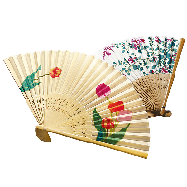 花うたげ シルク扇子
