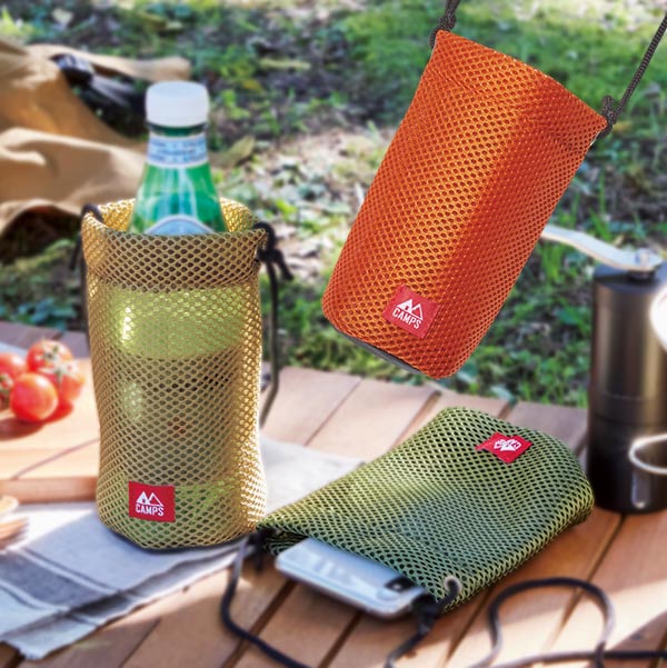 ボトル関連グッズのキャンプス メッシュボトルホルダー