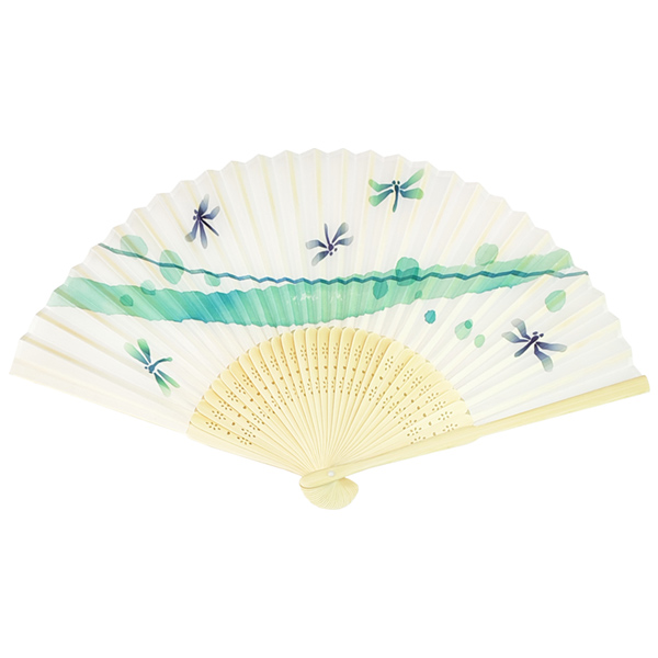 白竹扇子 トンボ