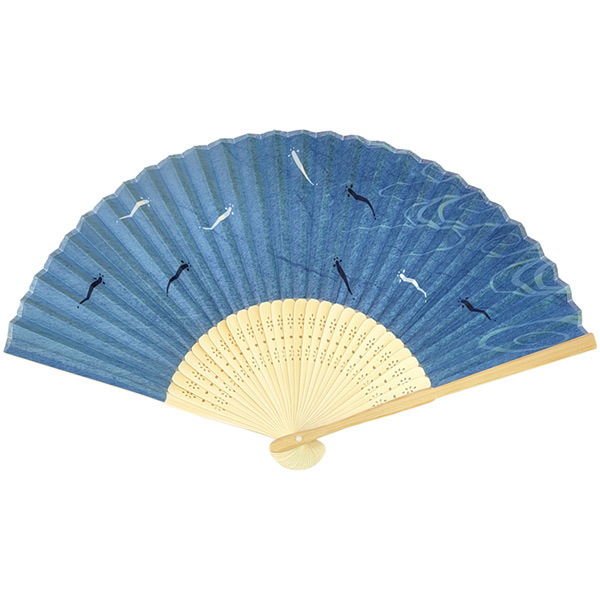 白竹扇子 鮎