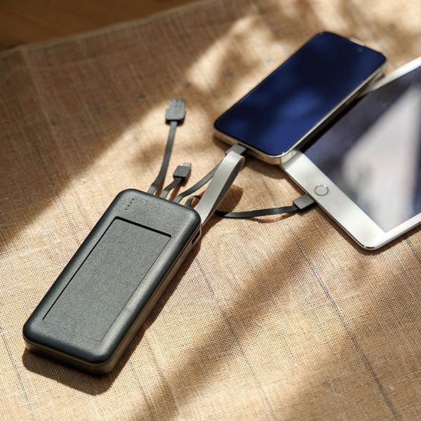 3in1ケーブルソーラーチャージャー 10000mAh