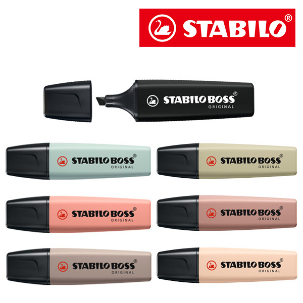 STABILO（スタビロ）蛍光ペン BOSS ネイチャーカラー