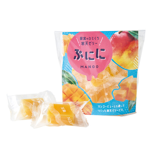 果実のひとくち寒天ゼリー ぷにに マンゴー