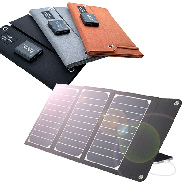 ポータブルソーラー充電器 最大出力16W