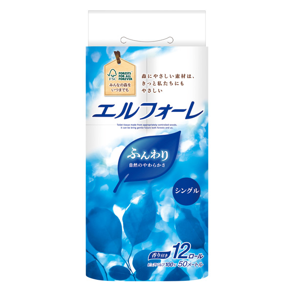 エリエール エルフォーレ トイレットティシュー12ロール シングル