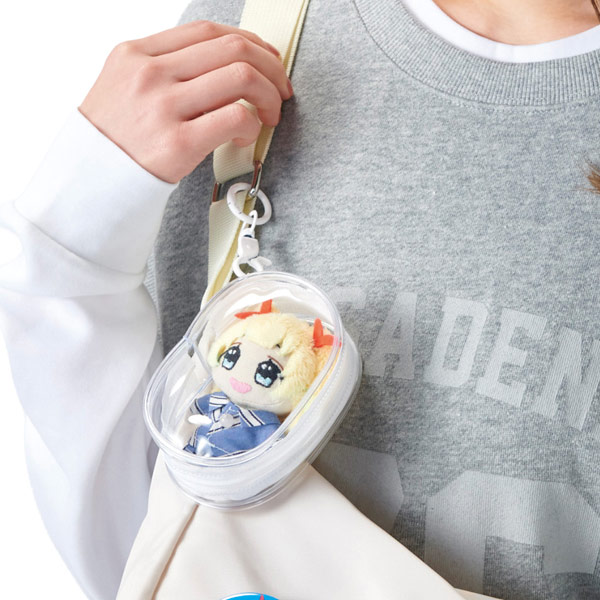 キーホルダー付きクリアポーチ