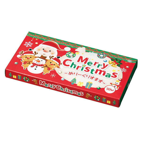メリークリスマスBOXティッシュ30W