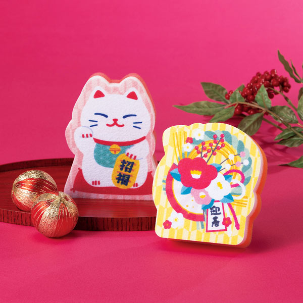 笑門来福 キッチンスポンジ2個セット