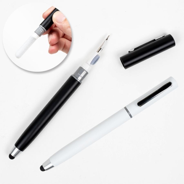 注目ノベルティ　イヤホンクリーナー付タッチペン