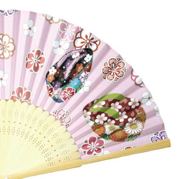 取扱終了｜7寸30間扇子 ぽっくり（白竹片貼り）｜84310｜商品詳細