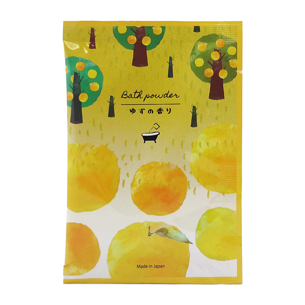 リッチバスパウダー 柚子の香り|84900|商品詳細|ノベルティ・販促品