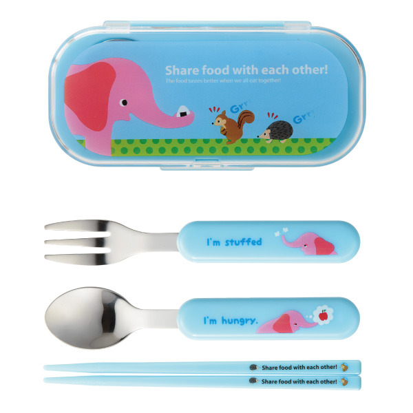 ピクニックアニマル 箸 フォーク スプーンセット 商品詳細 ノベルティ 販促品 各種記念品の専門店 ギフトイット ノベルティー