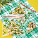 四葉柄ジッパーバッグ（3枚入）