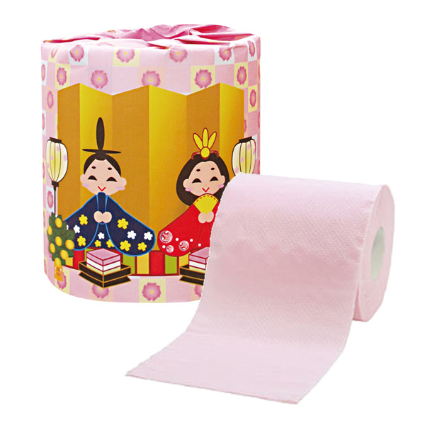 トイレットロールダブル（30m）1個　ひなまつり