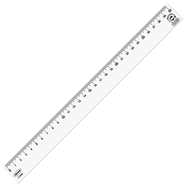 R-PET直線定規 30cm