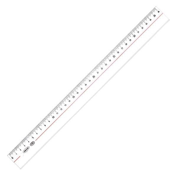 メタクリル直線定規 36cm