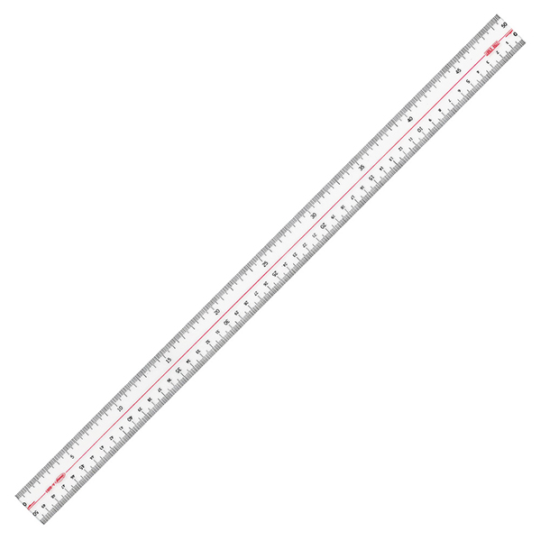 メタクリル両切直線定規 50cm
