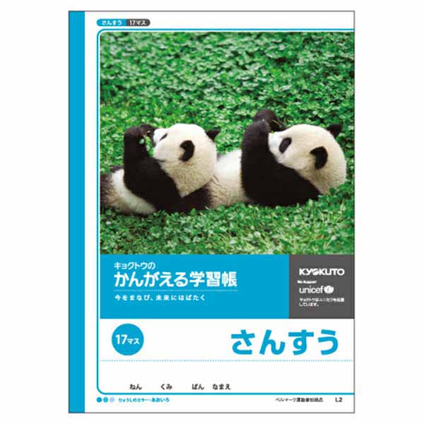 B5 かんがえる学習帳 さんすう（17マス）