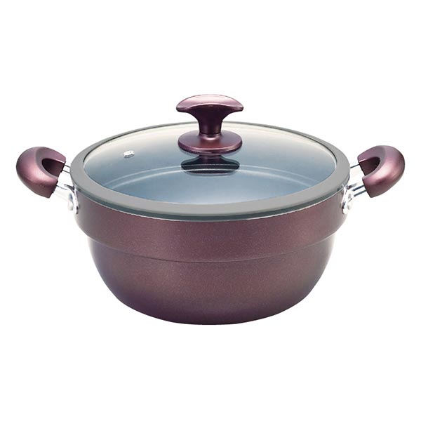 KUKUNA KITCHEN アルミ段付兼用鍋26cm