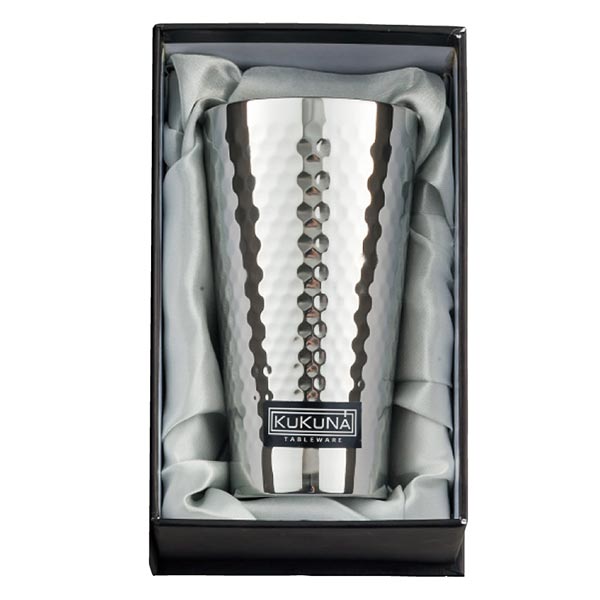 KUKUNA ステンレスタンブラー350ml（ミラー、槌目仕上げ）
