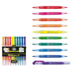 取扱終了｜ゼブラ 蛍光スパーキー2 10色セット｜91425｜商品詳細