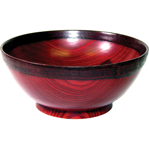 6.0 布貼り鉢 茜